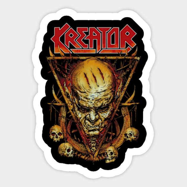 Kreator Band new 6 Sticker by Vidi MusiCartoon